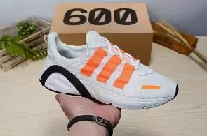 adidas original yeezy boost 600  fashion sneakers white orange